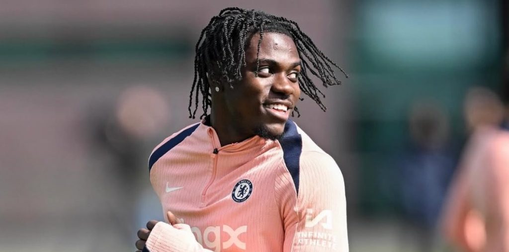 Romeo Lavia (photo credit: Fabrizio Romano via X)