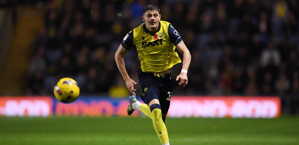 Will Lankshear on Loan at Oxford united (Photo Credit: Oxford united facebook page)