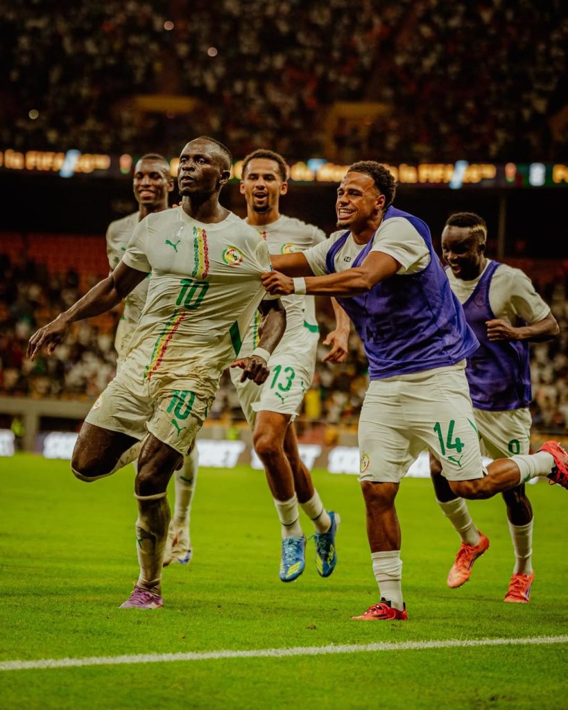 Senegal Players Celebrating (Photo Credit: Senegal Via Instagram)