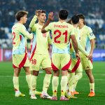 Spain Players Celebrating (Photo Credit: Spain Via X)