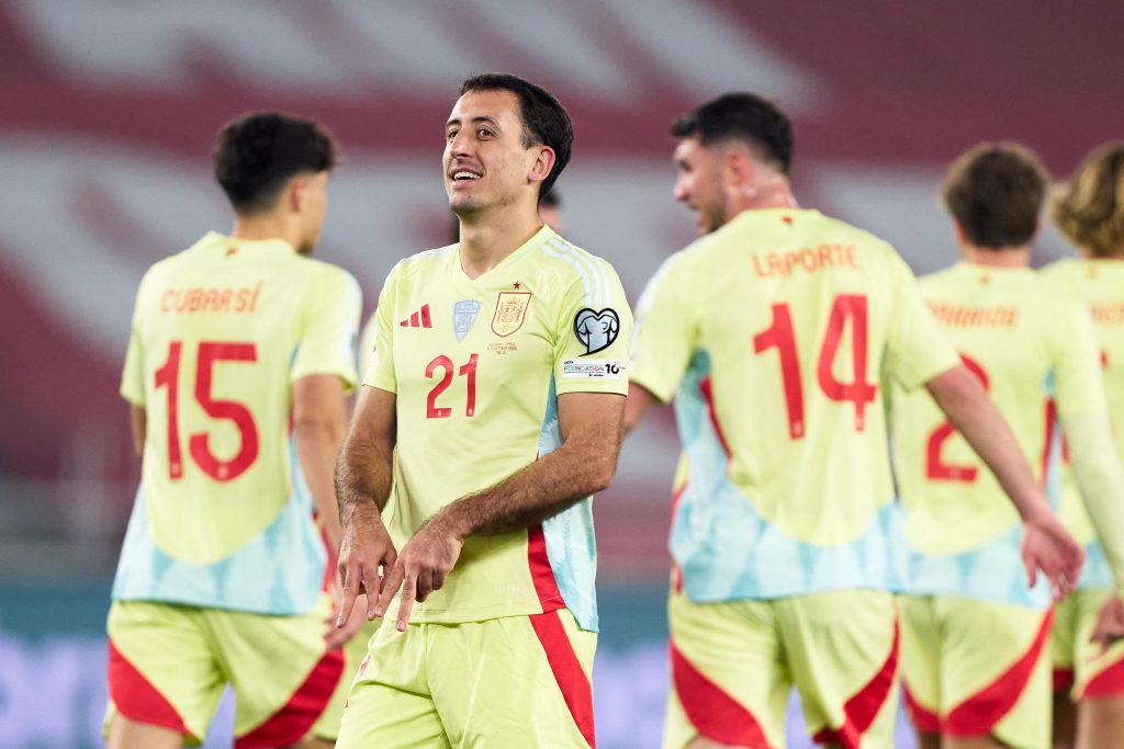 Spain Players Celebrating (Photo Credit: Spain Via X)