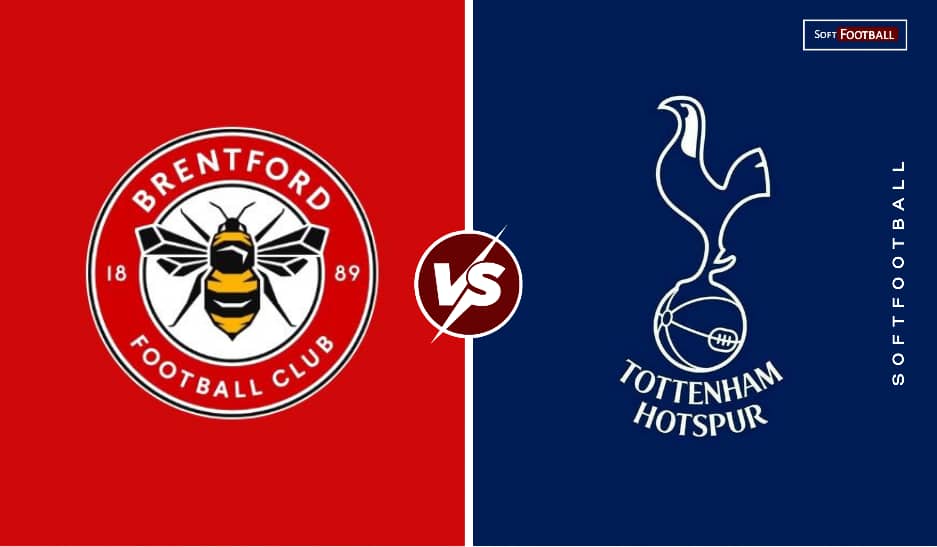 Brentford vs Tottenham. (Photo credit: Softfootball media)