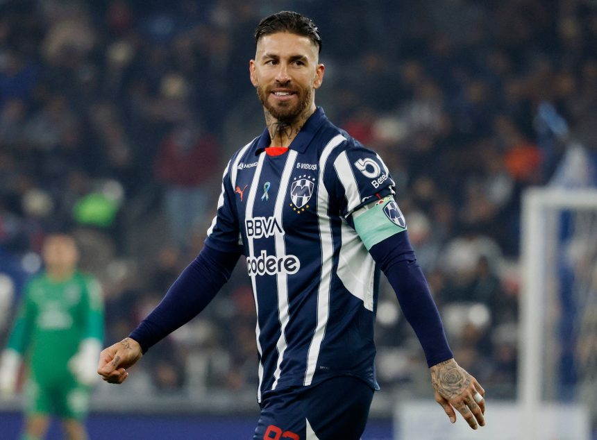 Sergio Ramos with Monterrey (Photo Credit: Monterrey facebook page)