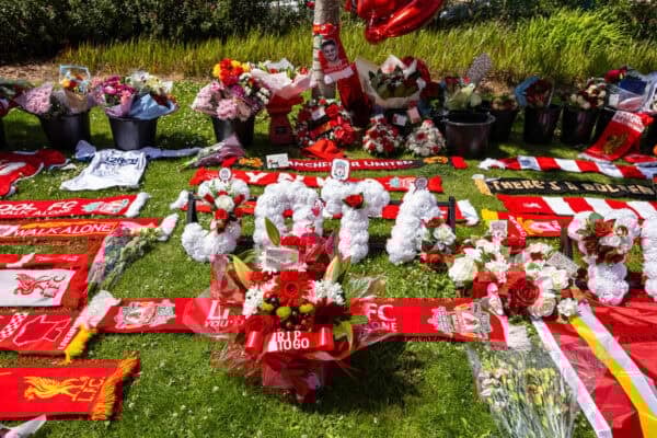 Liverpool tribute ground of the Late Diogo Jota (Photo Credit: Liverpool via X)