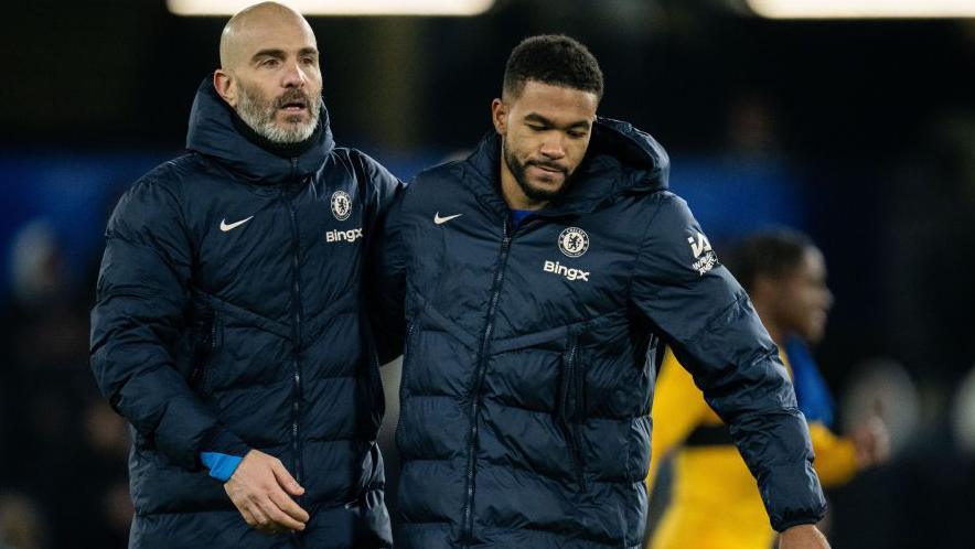 Enzo Maresca and Reece James (Photo Credit: Chelsea website)