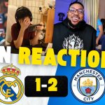 Real Madrid vs Manchester City fans reaction (Photo Credit: Softfootball Media)