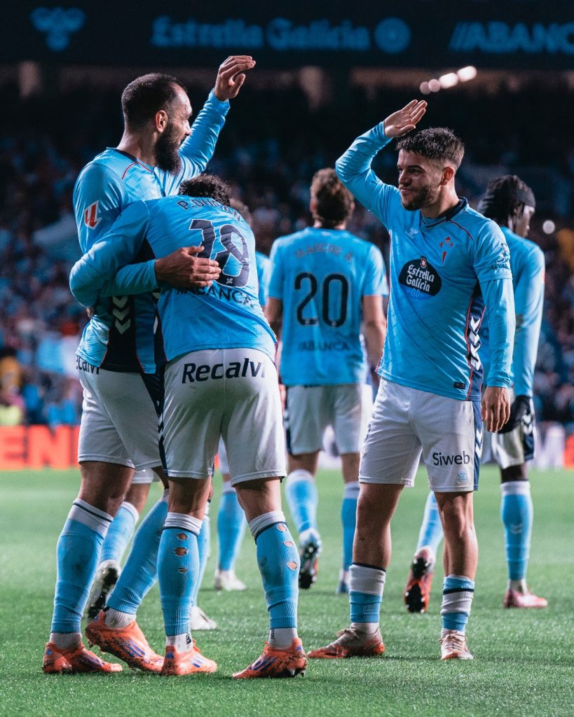 Celta Vigo players. (Photo Credit: Celta facebook page)