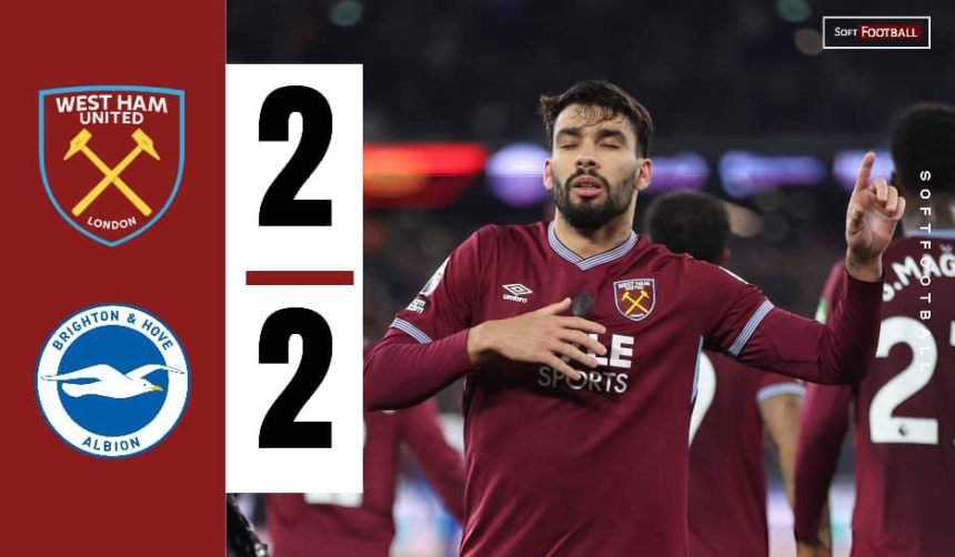 West Ham vs brighton (Photo Credit: Softfootball Media)