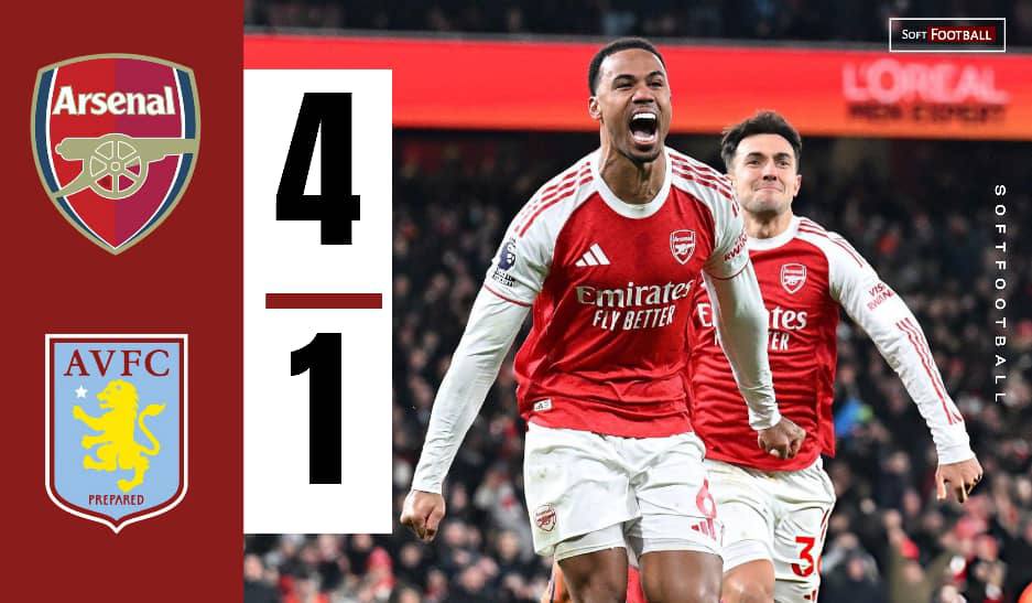 Arsenal vs Aston Villa (Softfootball media)