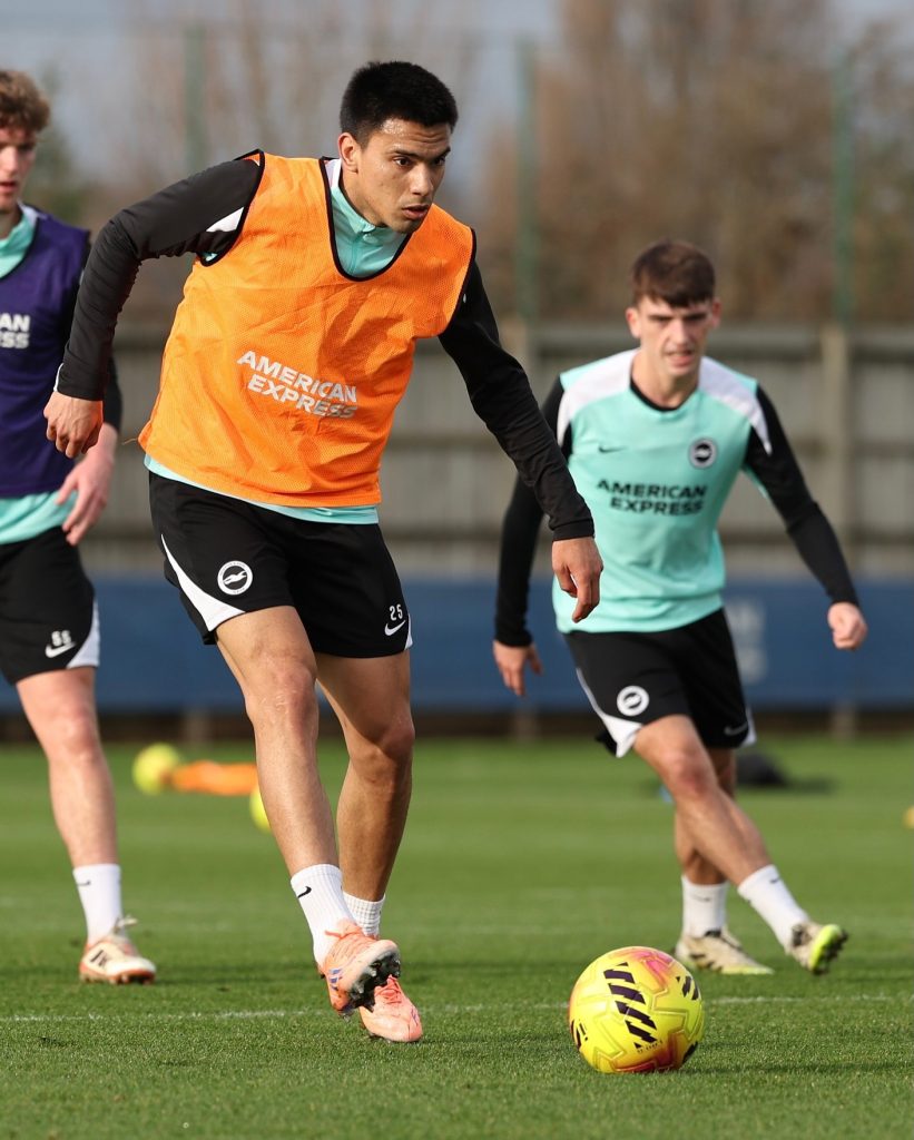 Brighton players in training (Photo Credit: Brighton facebook page)