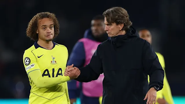 Thomas Frank and Xavi Simons (Photo Credit: Tottenham website)