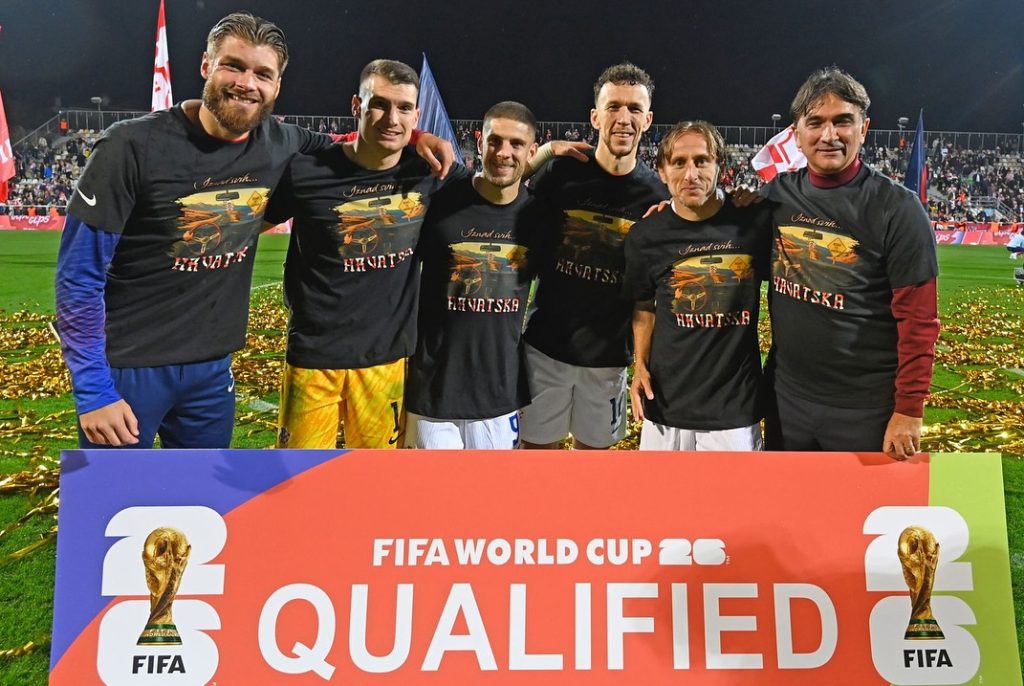 Dominik Livaković and Croatian Teammates (Photo Credit: Dominik Livaković Via Instagram)