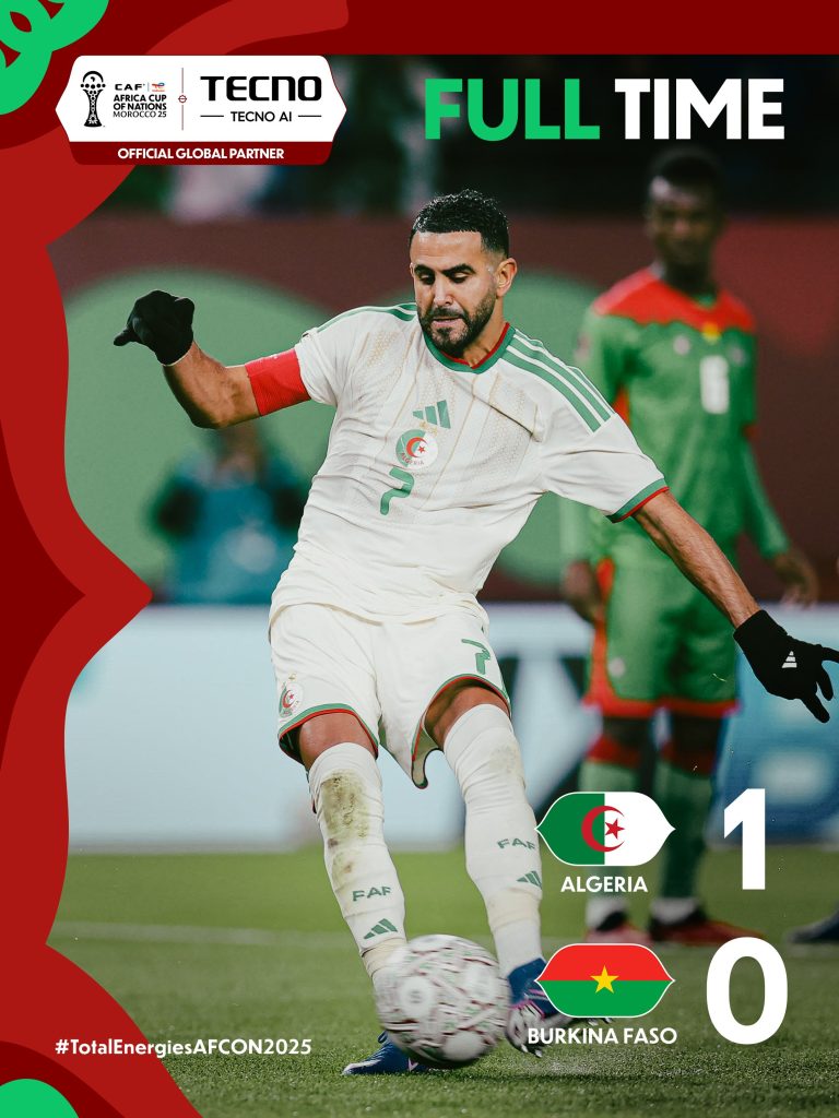Algeria Edge Burkina Faso to Seal AFCON 2025 Knockout Qualification - Photo Credit : Super Eagles, X