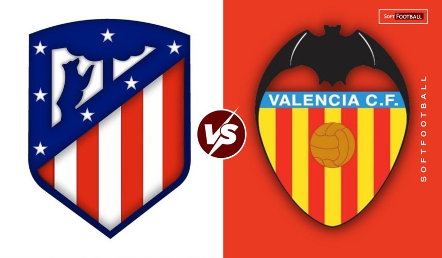 Atletico Madrid vs Valencia. (Photo Credit: Softfootball).