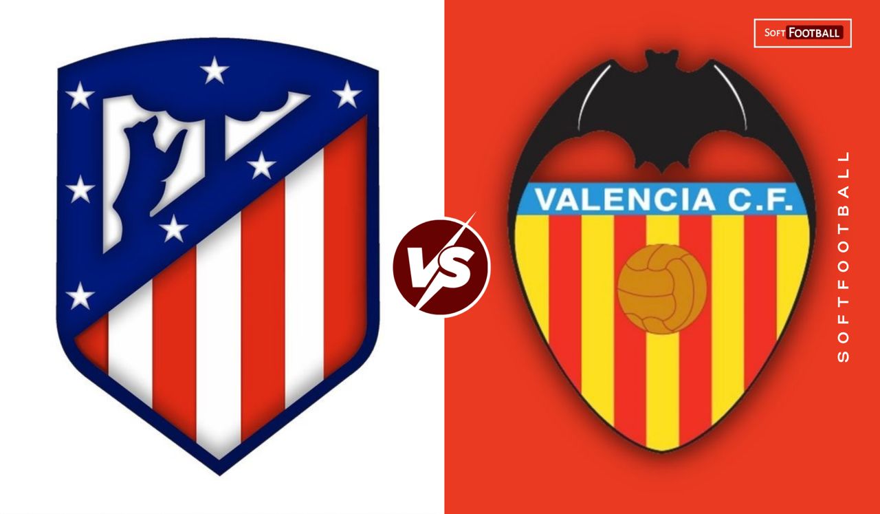 Atletico Madrid vs Valencia. (Photo Credit: Softfootball).