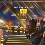 Barcelona Women Win Globe Soccer Award for Best Women’s Team - Photo Credit : Kam Siu, Facebook