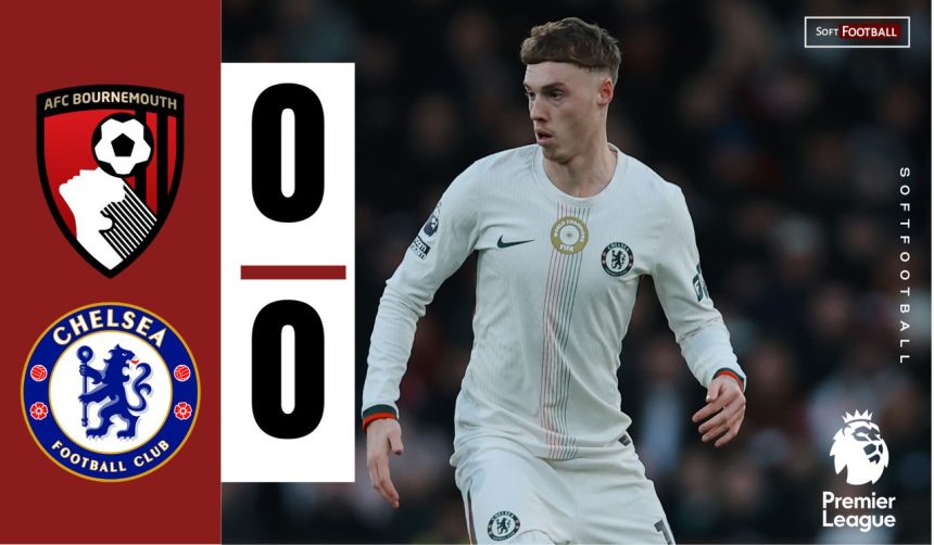 Bournemouth 0-0 Chelsea. (Photo Credit: Softfootball Media).