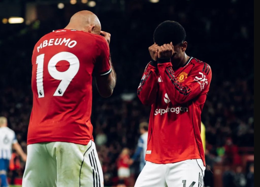 Bryan Mbeumo and Amad Diallo. (Photo Credit: Manchester United Media).