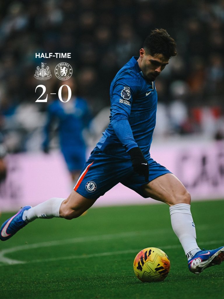 Chelsea Trail Newcastle 2–0 at Half-Time After Woltemade Double - Photo Credit : Chelsea, X