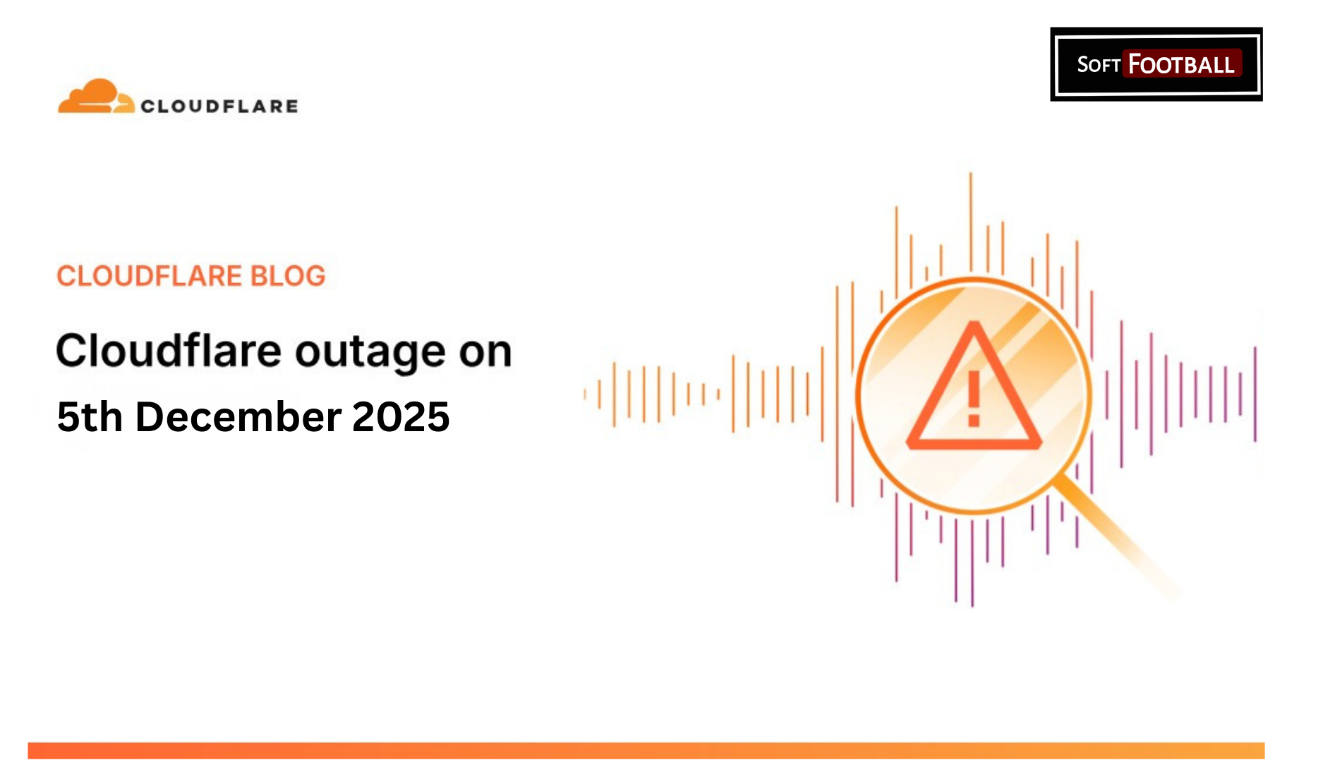 Cloudflare outage - Photo Credit : Softfootball Media