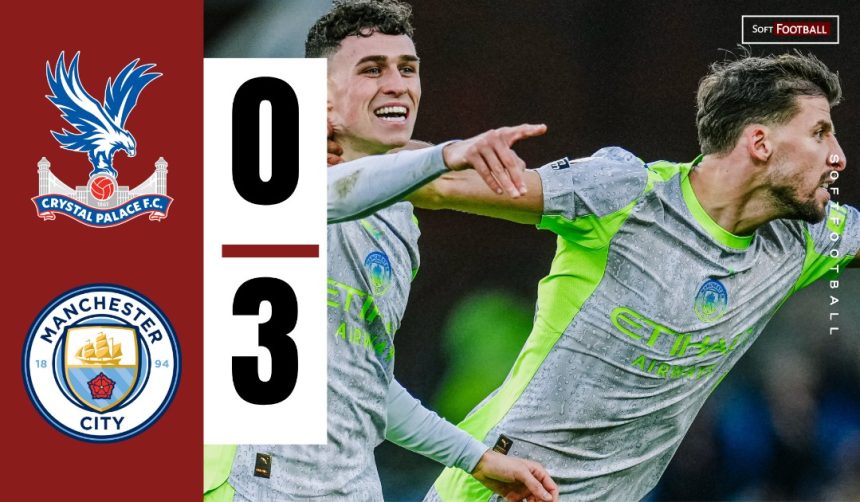 Crystal Palace v Manchester City. (Photo Credit: Softfootball Media).