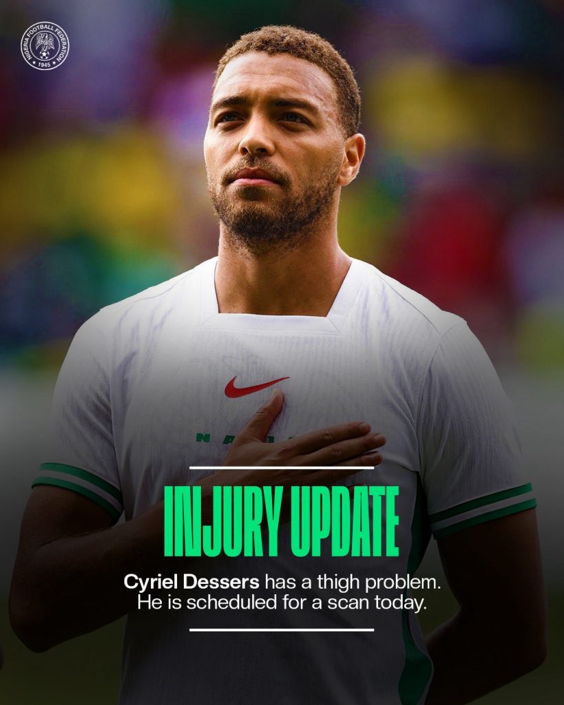Cyriel Dessers.  (Photo Credit: Super Eagles Media).