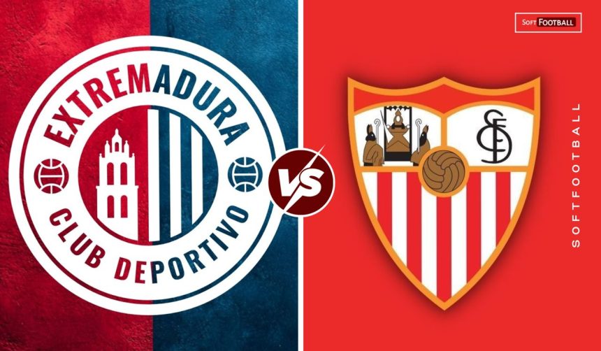 Extremadura vs Sevilla. (Photo Credit: Softfootball Media).