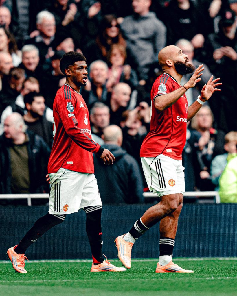 Amad Diallo and Bryan Mbeumo (Photo Credit: Manchester United Media Via X)