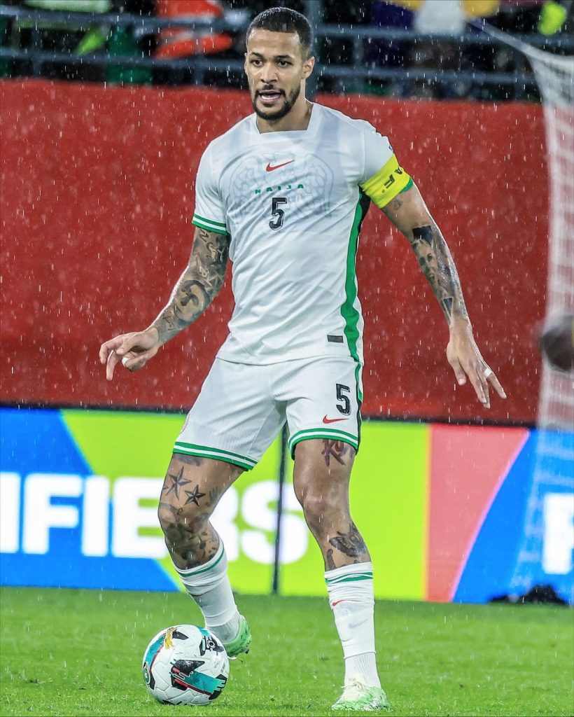 William Troost-Ekong of Nigeria (Photo Credit: Ekong Via X)