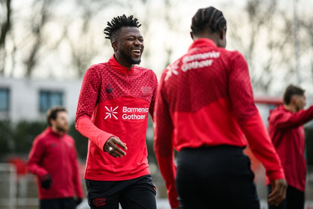 Leverkusen Players in Training (Leverkusen via X)