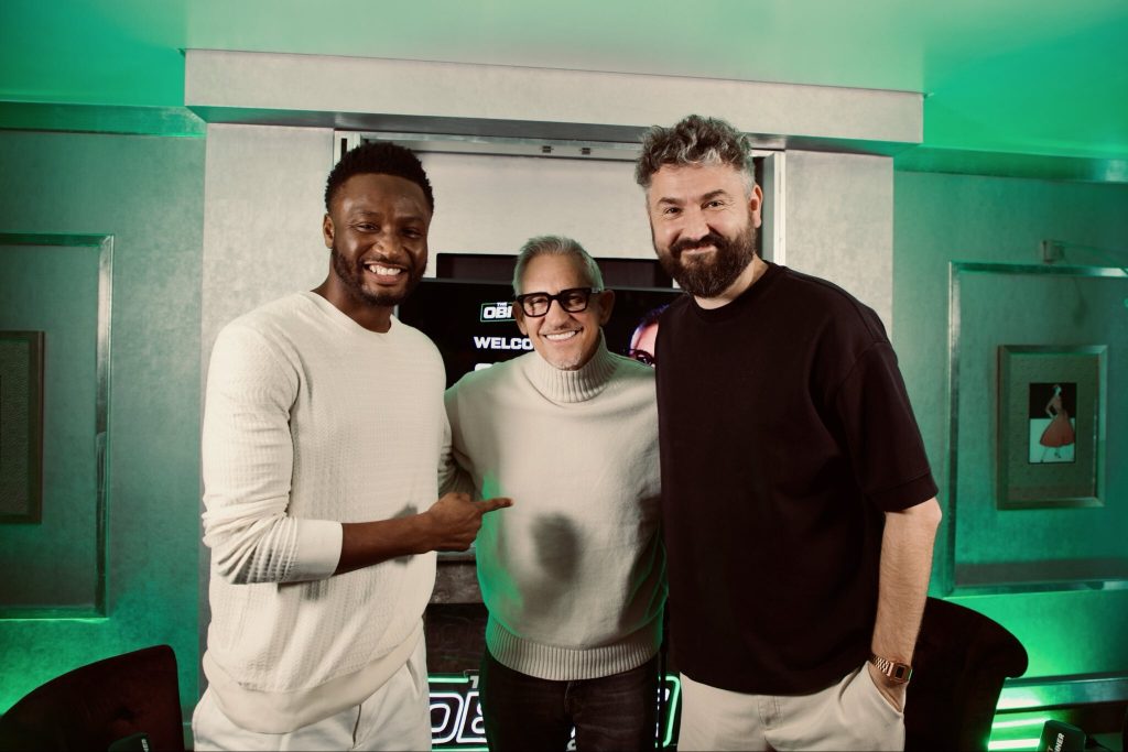 Gary Lineker on the One Obi Podcast show (Photo Credit: The One Obi podcast via X)