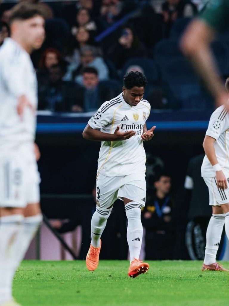 Endrick (Photo Credit: Real Madrid Media Via X)