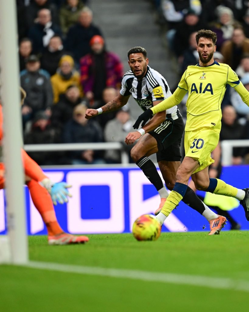 Joelinton and Bentancur (Photo Credit: Newcastle via X)