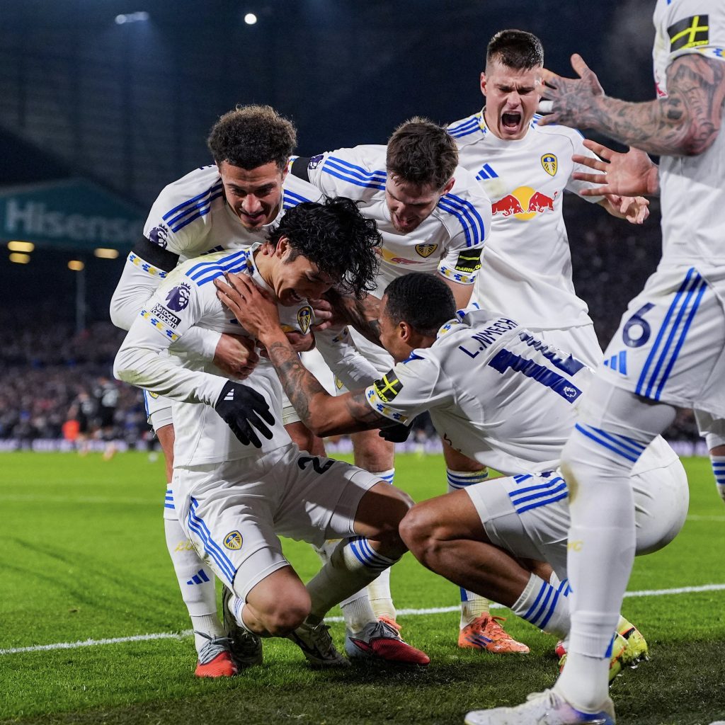 Leeds United players (Photo Credit: Leeds United via X)