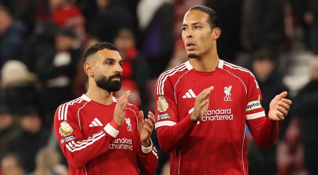 Van Dijk and Mohamed Salah (Photo Credit: Liverpool Media Via X)