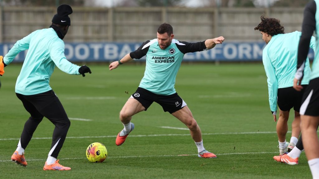 Brighton Players in Training (Photo Credit: Brighton via X)