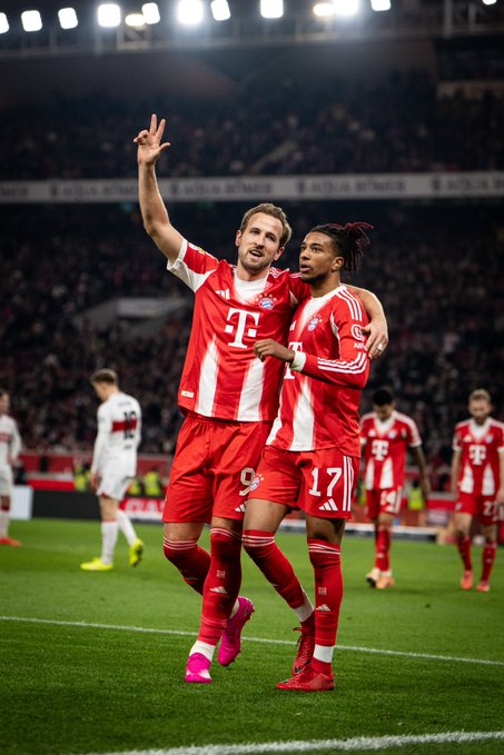 Harry Kane of bayern (Photo Credit: Bayern via X)