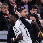 Xabi Alonso and Vinicius Jnr (Photo Credit: Real Madrid via X)