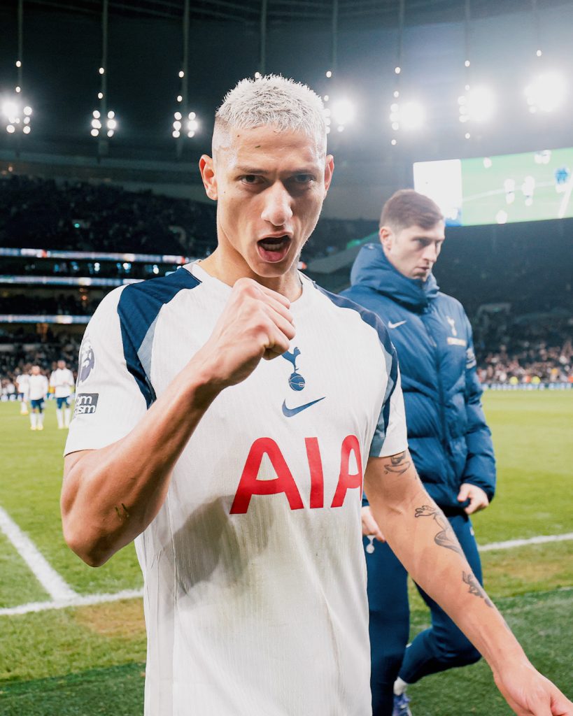 Richarlison of Tottenham (Photo Credit: Spurs via X)