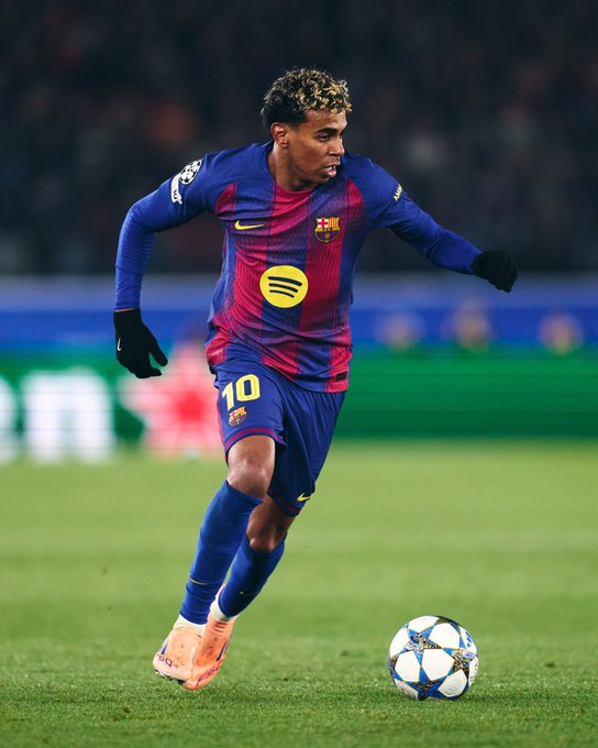 Lamine Yamal of Barcelona (Photo Credit: Barcelona Via X)