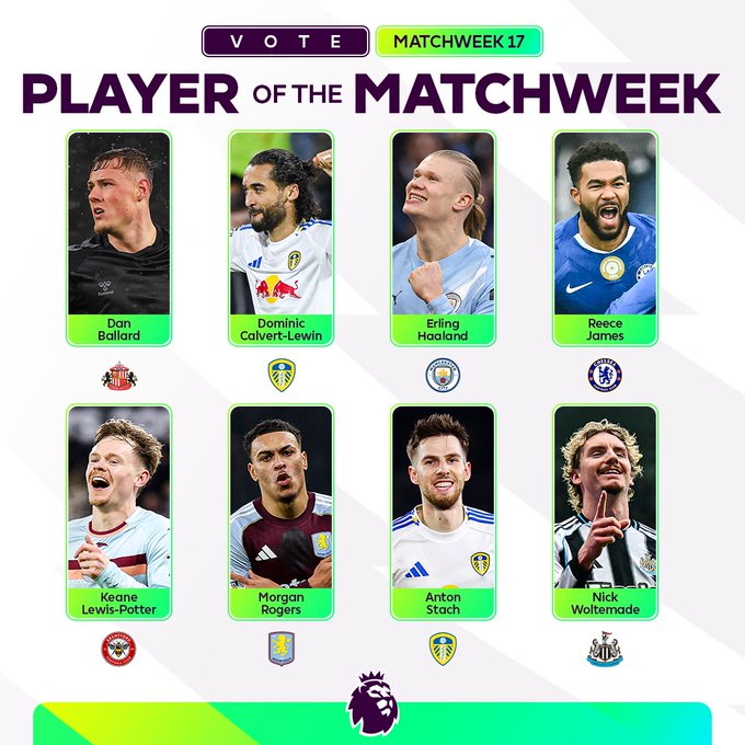 Reece James nominated for Premier League Player of the Matchweek (Photo Credit: Chelsea via X)