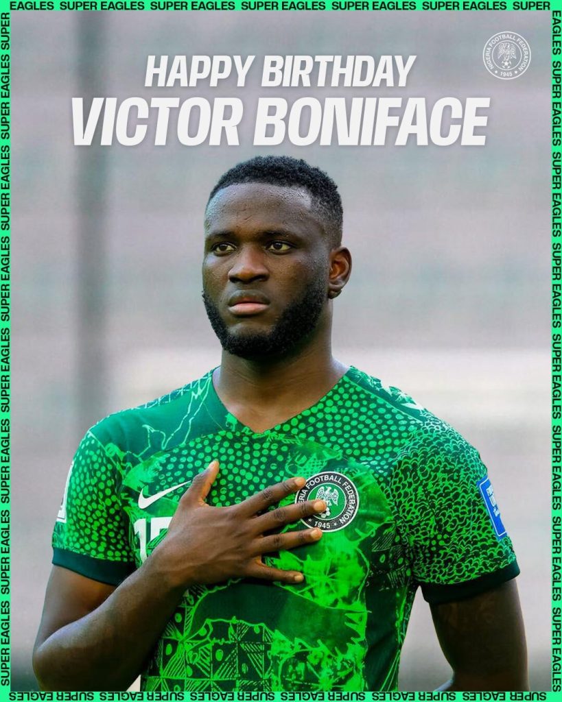 Victor Boniface (Photo Credit: Super Eagles via X)