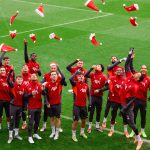 Arne Slot and Liverpool players celebrate Christmas (Photo Credit: Liverpool via X)