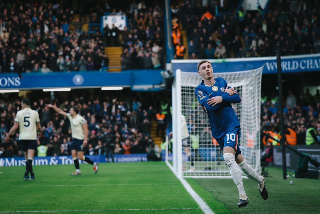 Cole Palmer after scoring for Chelsea (Photo Credit: Chelsea via X)