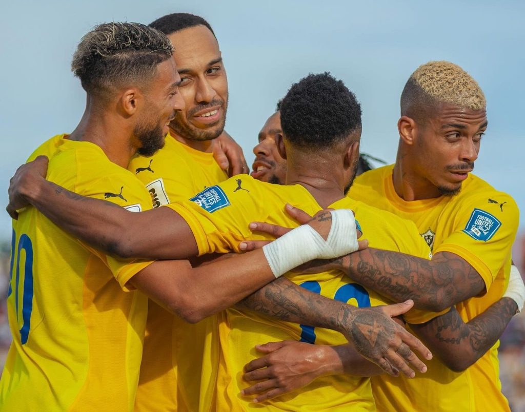 Gabon players celebrating (Photo Credit: Gabon Media via X)