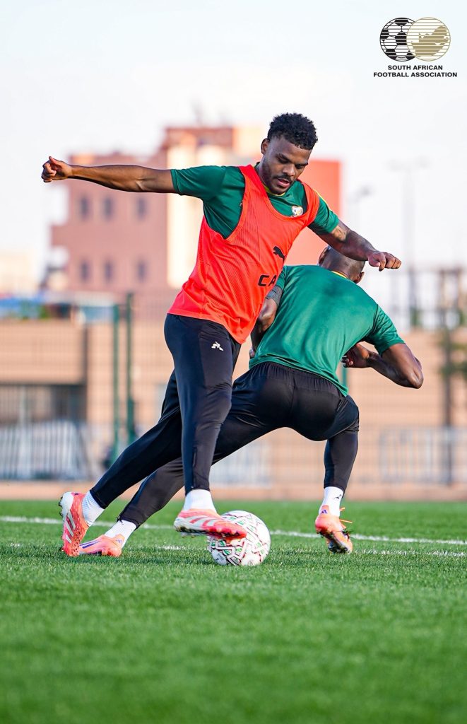 South Africa Players in training (Photo Credit: Bafana Bafana via X)