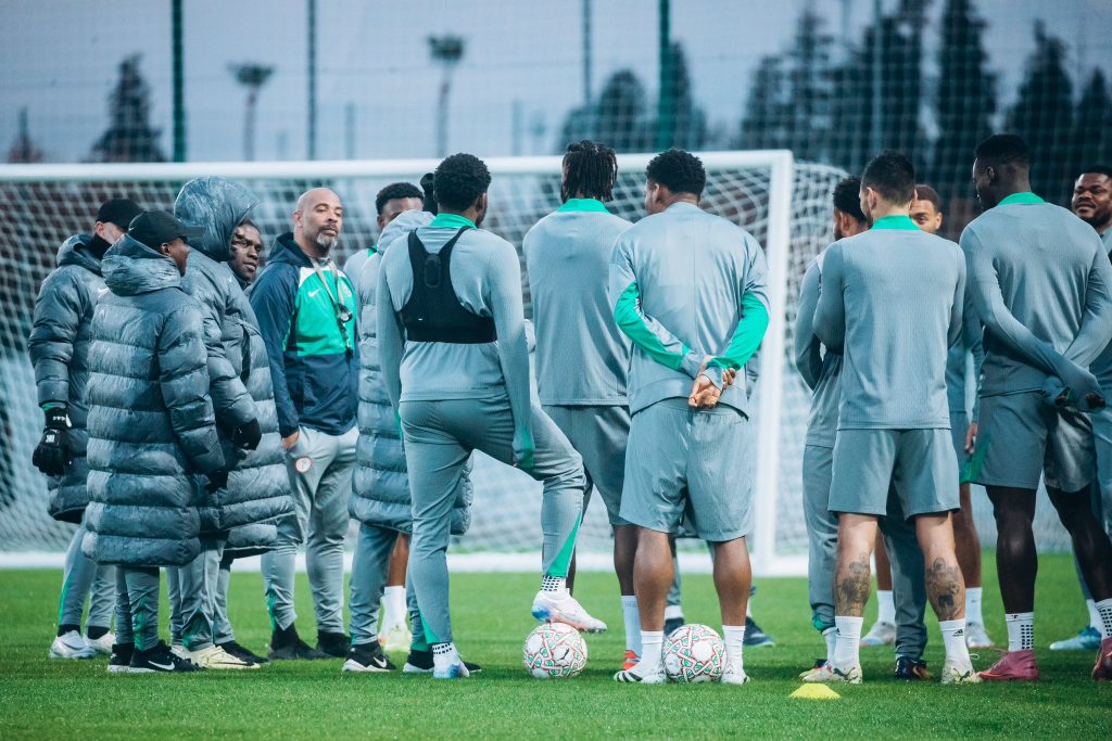 Super Eagles Hold Final Training Ahead of AFCON Clash With Tunisia in Fez - Photo Credit : Super Eagles, X
