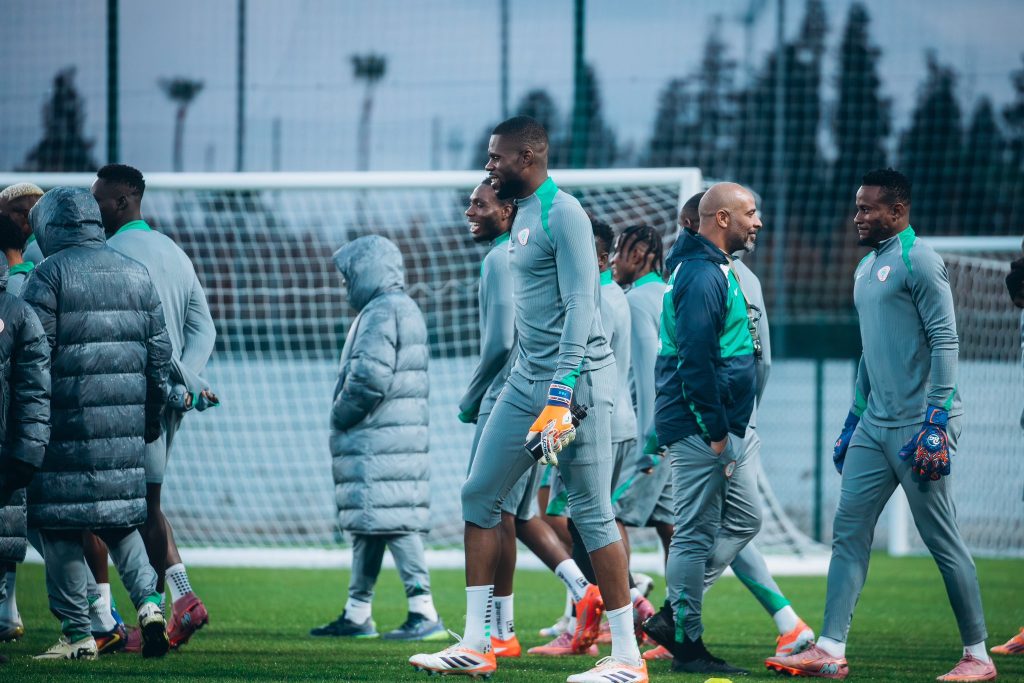 Super Eagles Hold Final Training Ahead of AFCON Clash With Tunisia in Fez - Photo Credit : Super Eagles, X