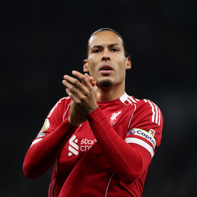 Virgil van Dijk (Photo Credit: Liverpool via X)