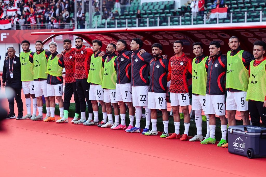 Egyptian Players on The Bench (Photo Credit: Egypt Via X)